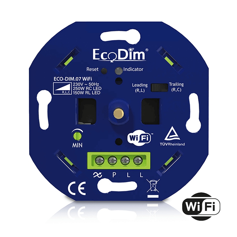 WiFi led dimmer inbouw 250W | ECO-DIM.07 WiFi - Outledtl.nl